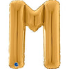 Ballon lettre XL argent A (avec hélium) 