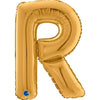 Ballon lettre XL argent A (avec hélium) 