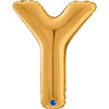 Ballon lettre XL argent A (avec hélium) 