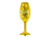 Verre à champagne acclamations ballon d'or (rempli d'hélium) 