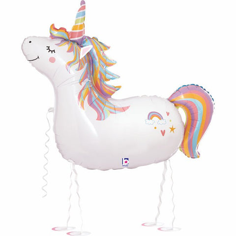 XL Einhorn Air Walker Ballon (mit Helium gefüllt)