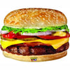 Ballon hamburger XL (rempli d'hélium) 