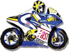 Ballon moto XL (gonflé à l'hélium) 