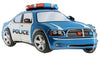 Ballon voiture de police XL (gonflé à l'hélium) 