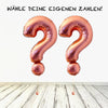 Ballon numéro XL en or rose (rempli d'hélium) 