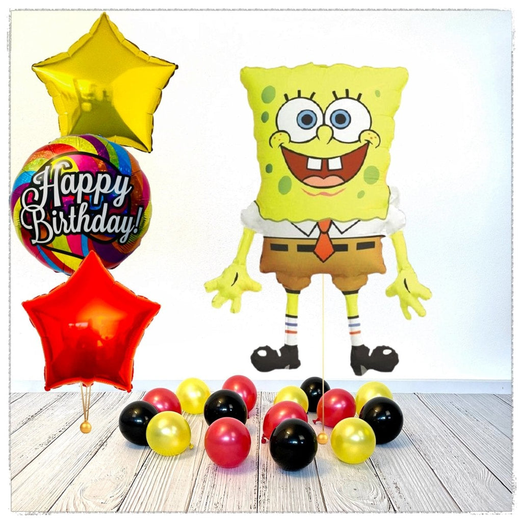 XL SpongeBob Ballon Bundle (mit Helium gefüllt) - Supershape helium