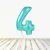 Ballon XL Tiffany Numbers 4 (rempli d'hélium) 