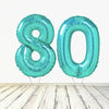Ballon XL Tiffany Numbers 80 (rempli d'hélium) 