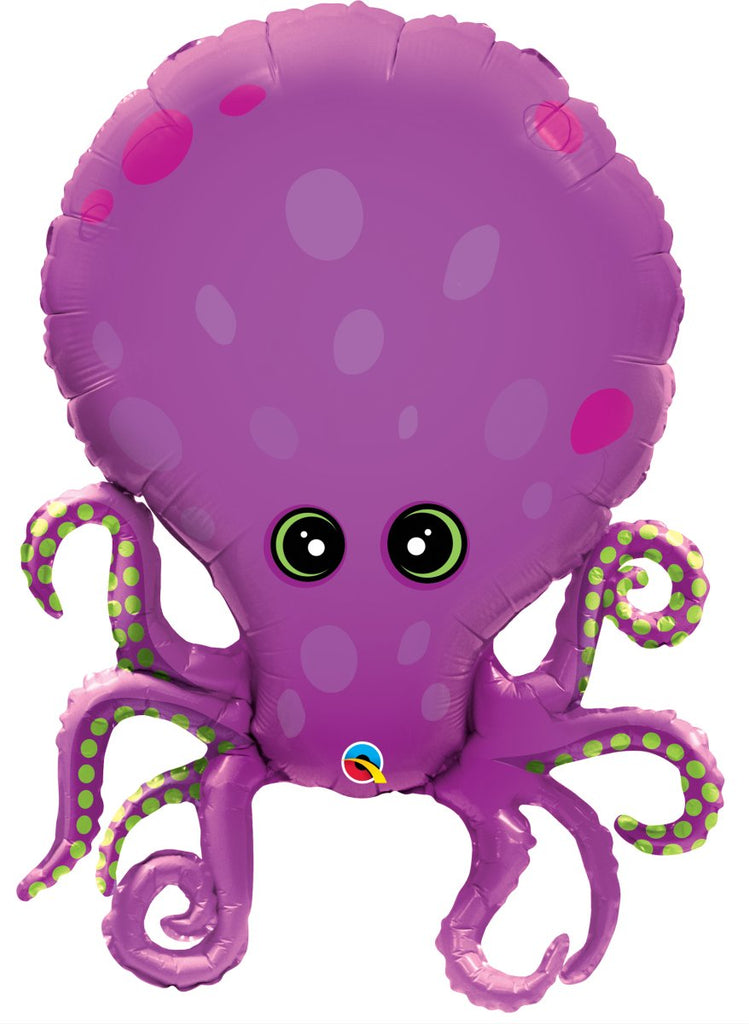 XL Tintenfisch - Octopus Ballon (mit Helium gefüllt) - Supershape helium