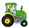 Ballon tracteur XL vert (rempli d'hélium) 
