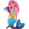 XXL mermaid balloon (filled with helium) 