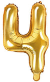 Chiffres ballon or 4 