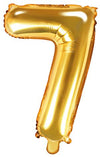 Chiffres ballon or 7