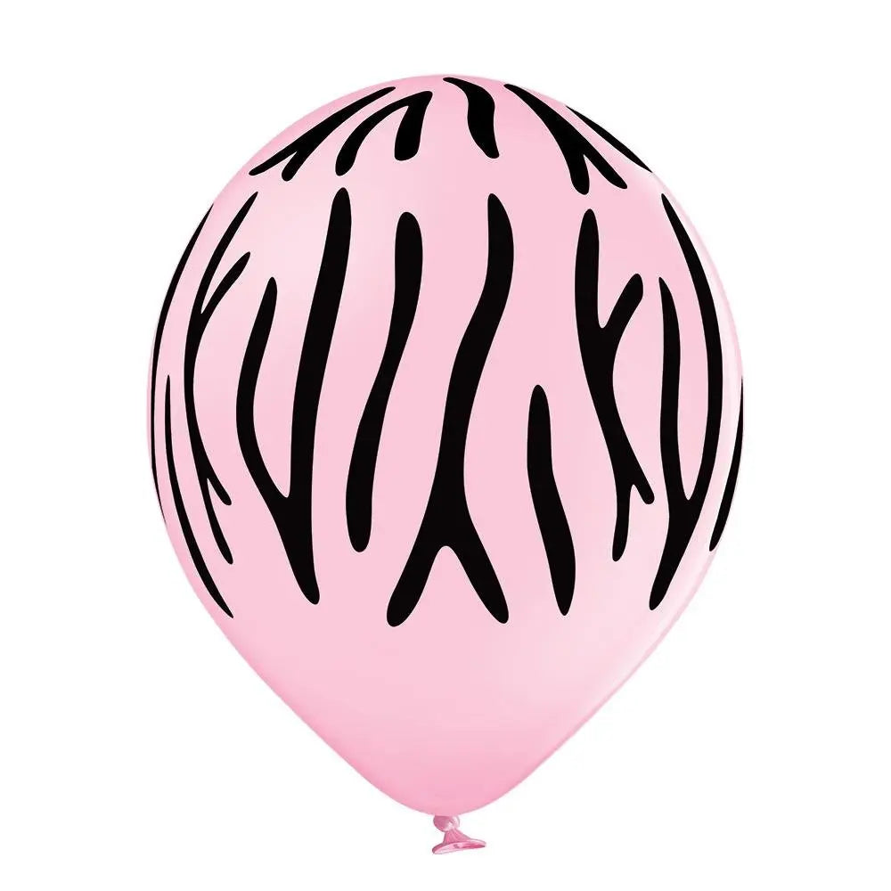 Zebra Streifen Ballon - Latex bedruckt