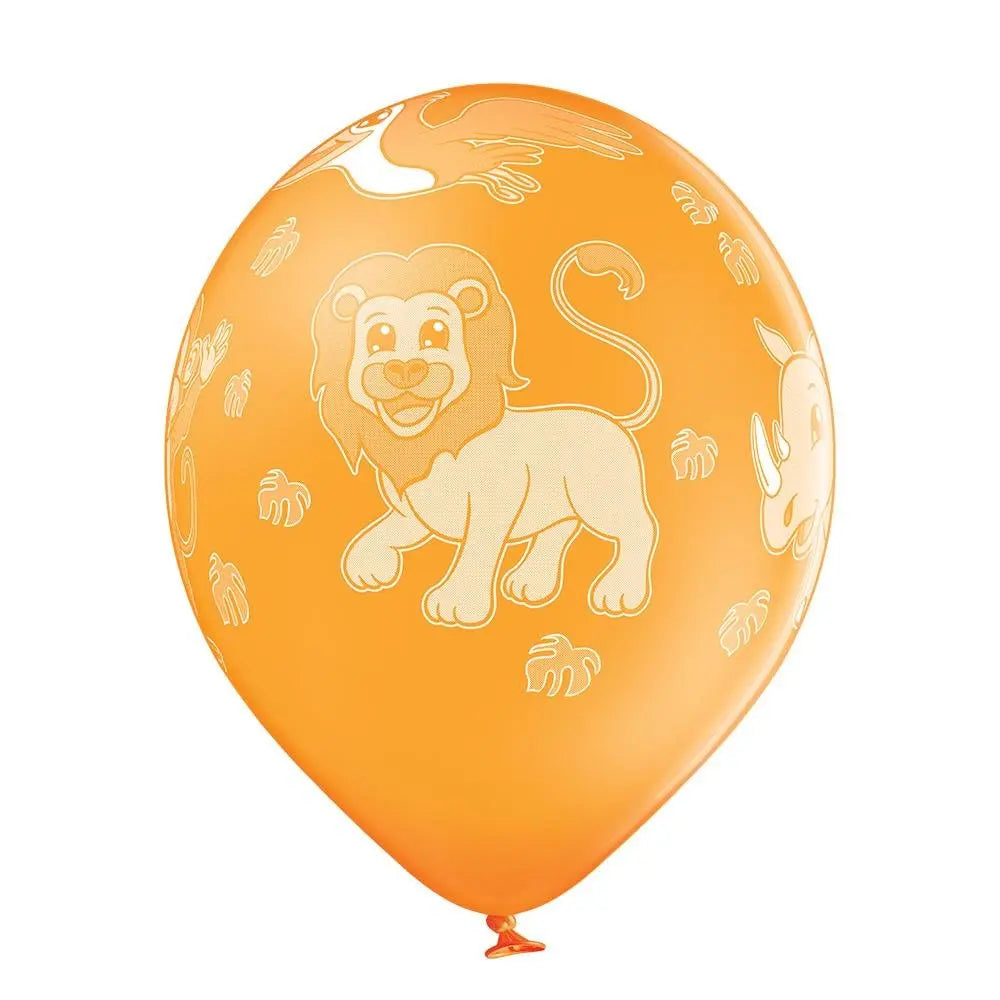 Zoo Tiere Ballon - Latex bedruckt