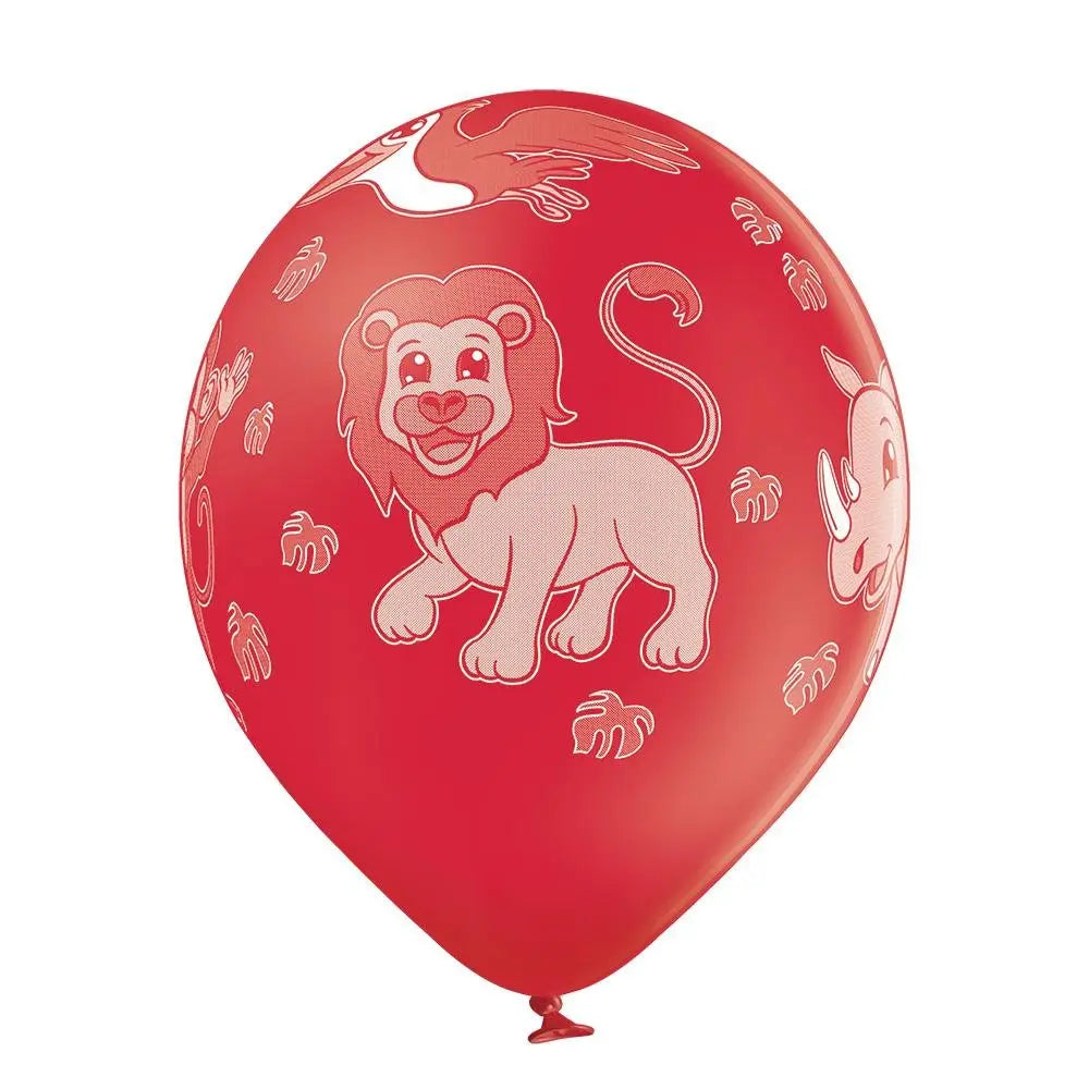 Zoo Tiere Ballon - Latex bedruckt