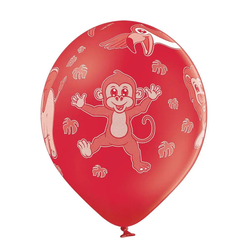 Zoo Tiere Ballon - Latex bedruckt